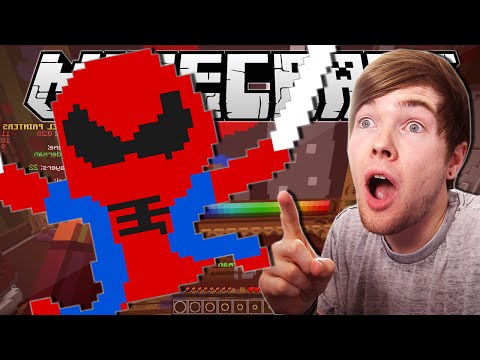 Minecraft SPIDERMAN Pixel Painters Minigame 