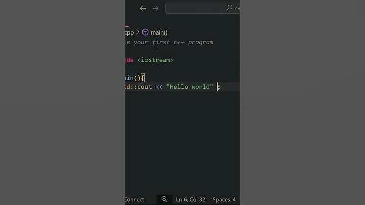 Getting Started with C++ | Your First Program 👨‍💻 #coding #pythonanddjangofullstackwebdeveloper