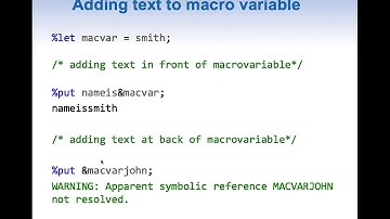 Adding text to SAS macro variable and resolving it’s value