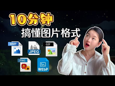 Learn about image formats in 10 minutes! BMP, JPEG, PNG, GIF, WebP?