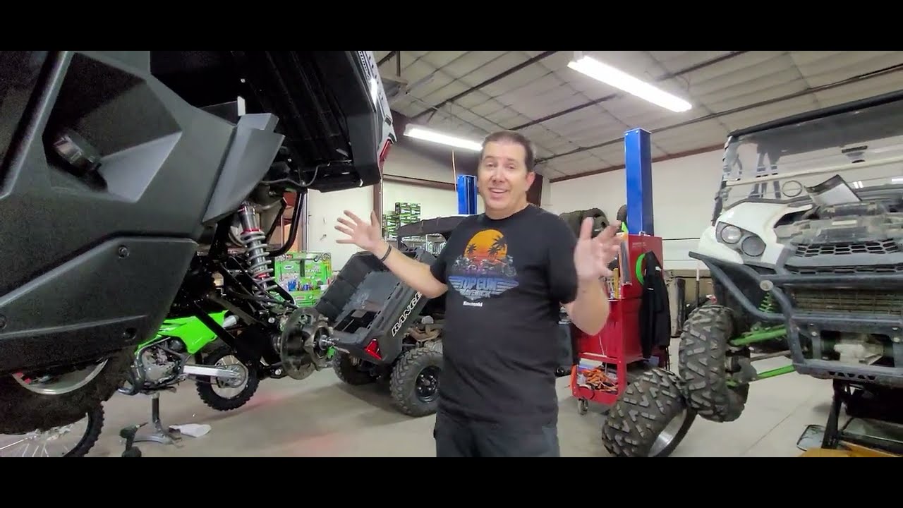 За кулисами: Kawasaki Ridge, подвеска Hester Edition Elka