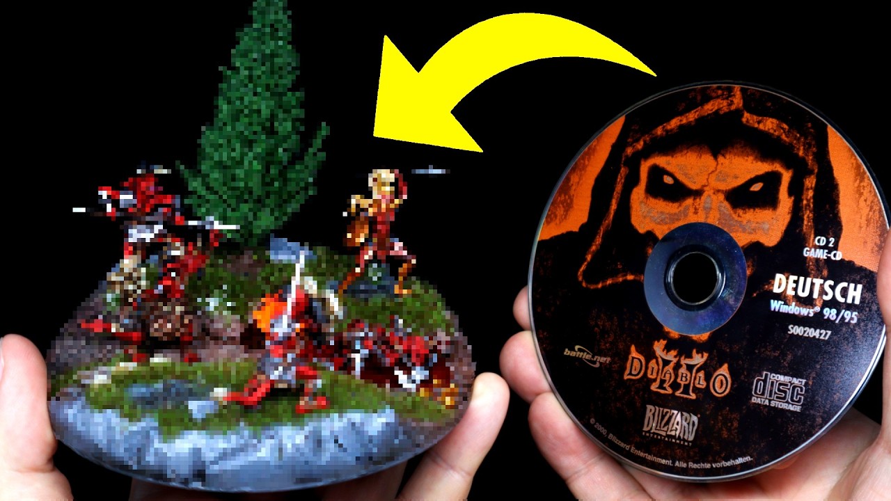 I Build a Diablo 2 Diorama... On a CD