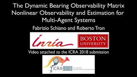 The Dynamic Bearing Observabilty Matrix - Video Teaser