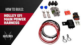 How to Build a Holley EFI Power Harness