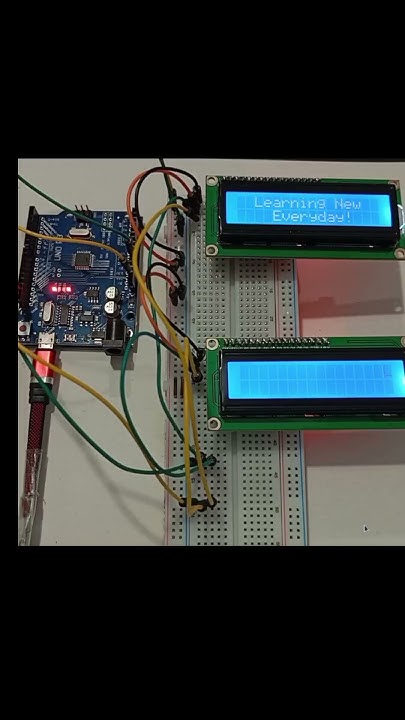 Multiple LCD display using I2C and arduino #arduinouno #i2clcd # ...