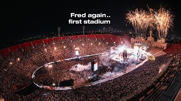 Fred again.. first stadium [Los Angeles Memorial Coliseum]