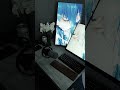 New setup... #peripherals #anime #technology #setup #pcgaming
