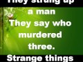 They Strung Up A Man 