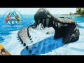 AQUATIC BATTLE ARENA! Aquatic Dinosaur Fights In Ark Survival Ascended