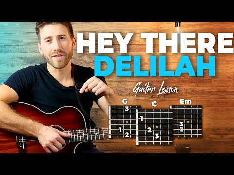 Hey There Delilah Guitar Tutorial (Plain White T's) Easy Chords Guitar Lesson