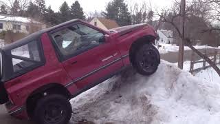 Geo Tracker snow climb