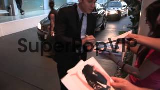 Nolan Gerard Funk greets fans at The Standard in West Hol...