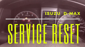 Dmax service reset