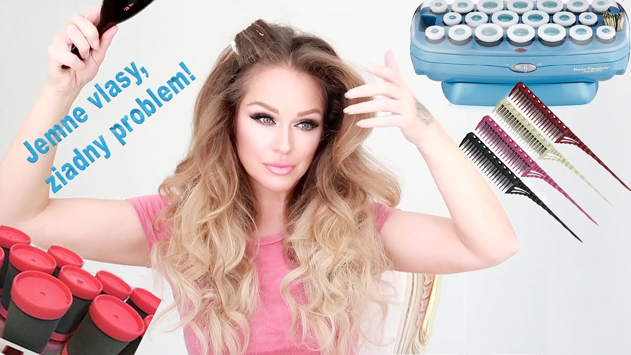 Objemné vlasy pomocou elektrických natáčiek a správneho tupírovania