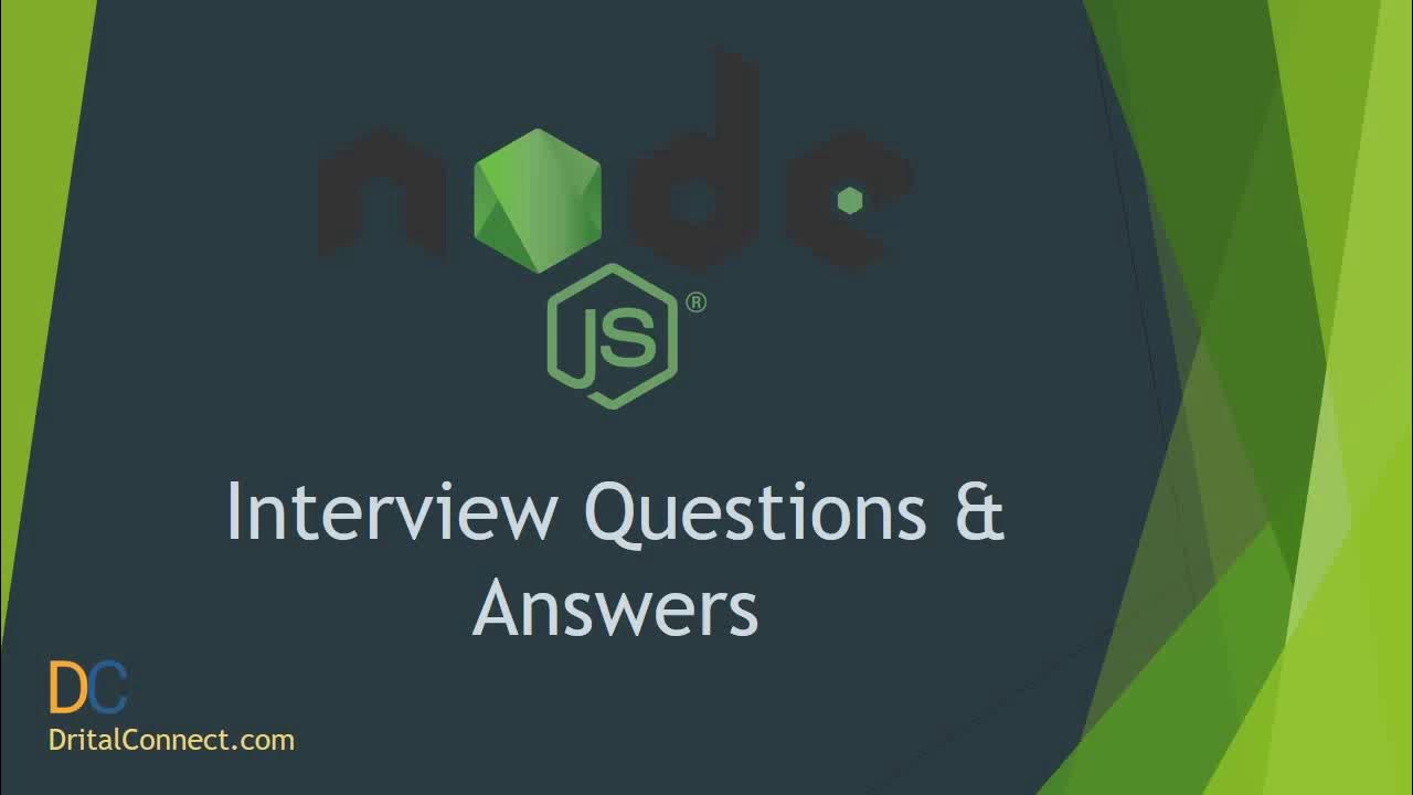 Node.js Interview Questions and Answers Part 1 YouTube