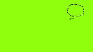 Free, Top Right Corner Animated Thought Bubble Green Screen Effects Queensidum