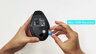 Lefon F35 Wireless Mouse Vertical Rechargeable Ergonomic Mouse 2400