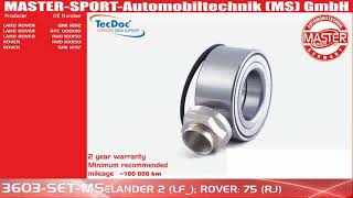 3603-SET-MS | WHEEL BEARING KIT | Master-Sport-Automobiltechnik (MS) GmbH