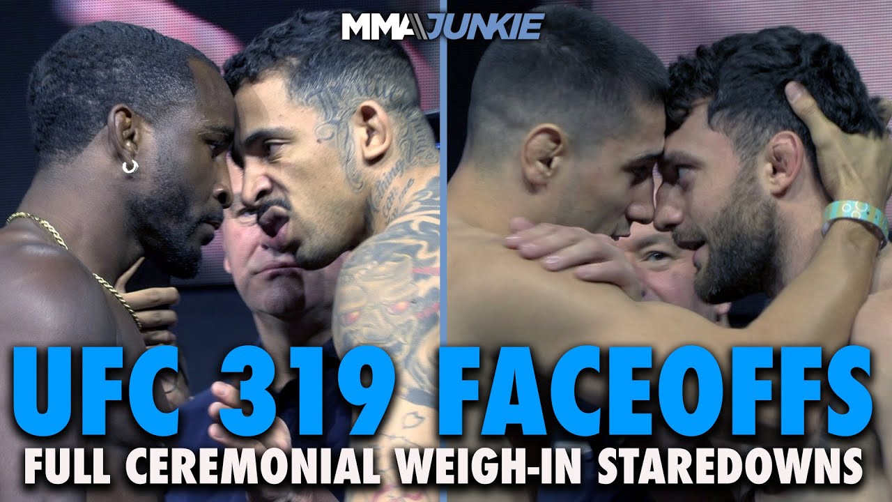 UFC 319 full card final faceoffs: Du Plessis vs. Chimaev | Ceremonial weigh-ins