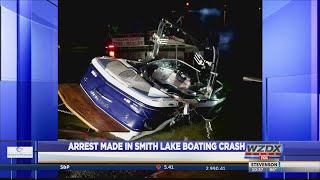 Boater still missing in Smith Lake crash