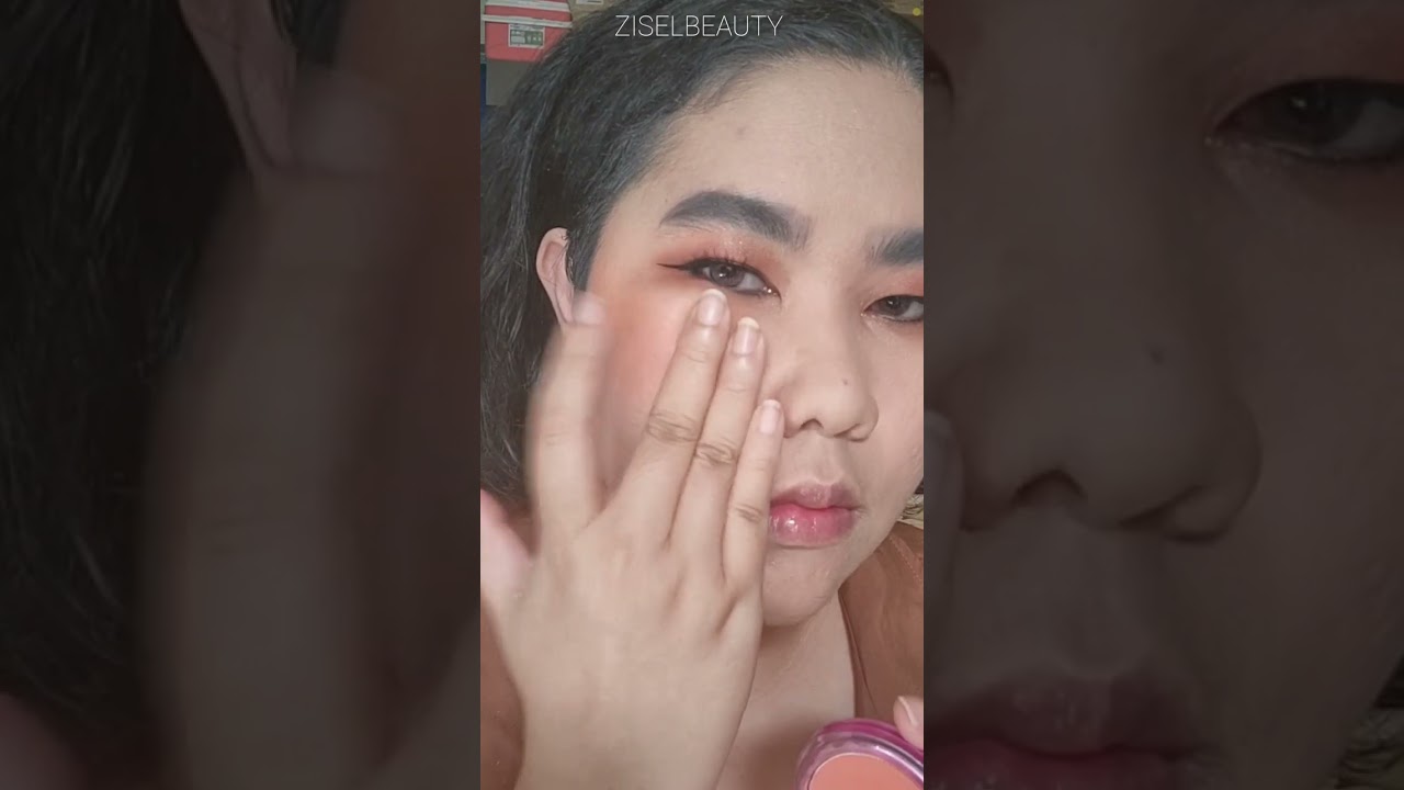 Lime crime nudy peach / cyber wear cream blush 