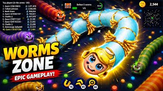 Hardest Game Worms zone.io Highest Score Record Kill Tiny Snake oggy Saamp Shinchan Game screenshot 4