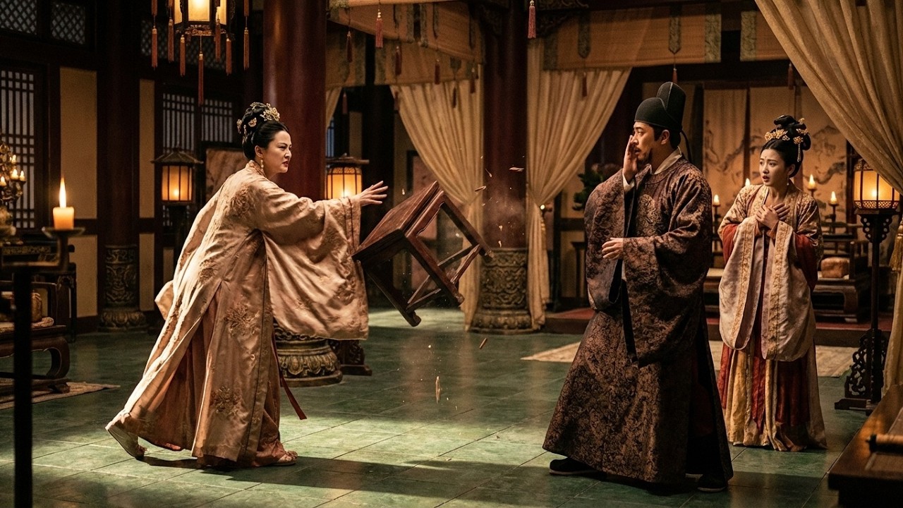 Mi esposo me abofeteó por su concubina. La yo dulce tomó un taburete y se lo lanzó. Él se quedó...