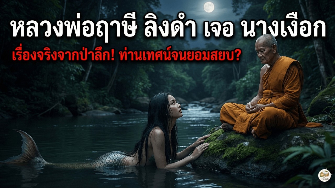 เปิดตำนานลับ! คืนที่ 'นางเงือก' ขึ้นมาฟังธรรม หลวงพ่อฤาษีลิงดำ เรื่องจริงที่น้อยคนจะรู้