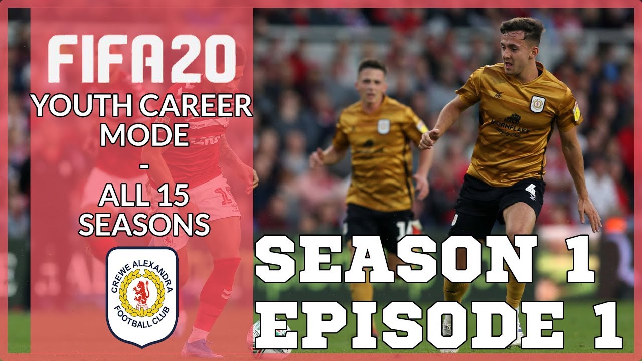 gaming logo Crewe Alexandra Youth Career mode #1 | GIANT KILLERS! | FIFA 20 15 Season Career Mode