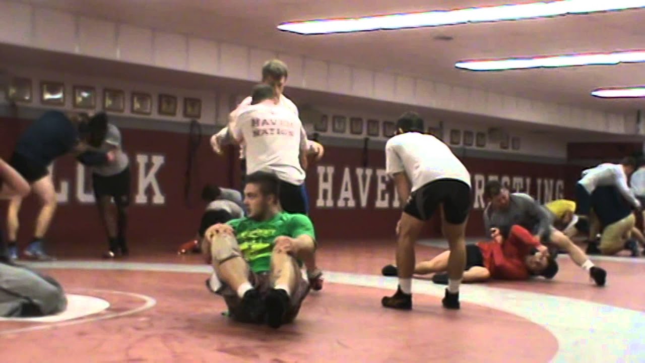 WATCH: Iowa State wrestling holds practice in football tailgate parking lot