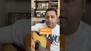 Send whatsapp messages direct from #excel | #whatsapp #exceltowhatsapp