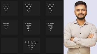 7 Java Pattern Programs: Mastering Nested Loops (Center Aligned Inverted Triangle)