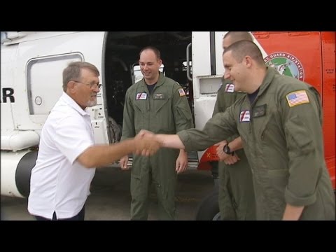 wtvt live radar Man meets, thanks Coast Guard rescuers