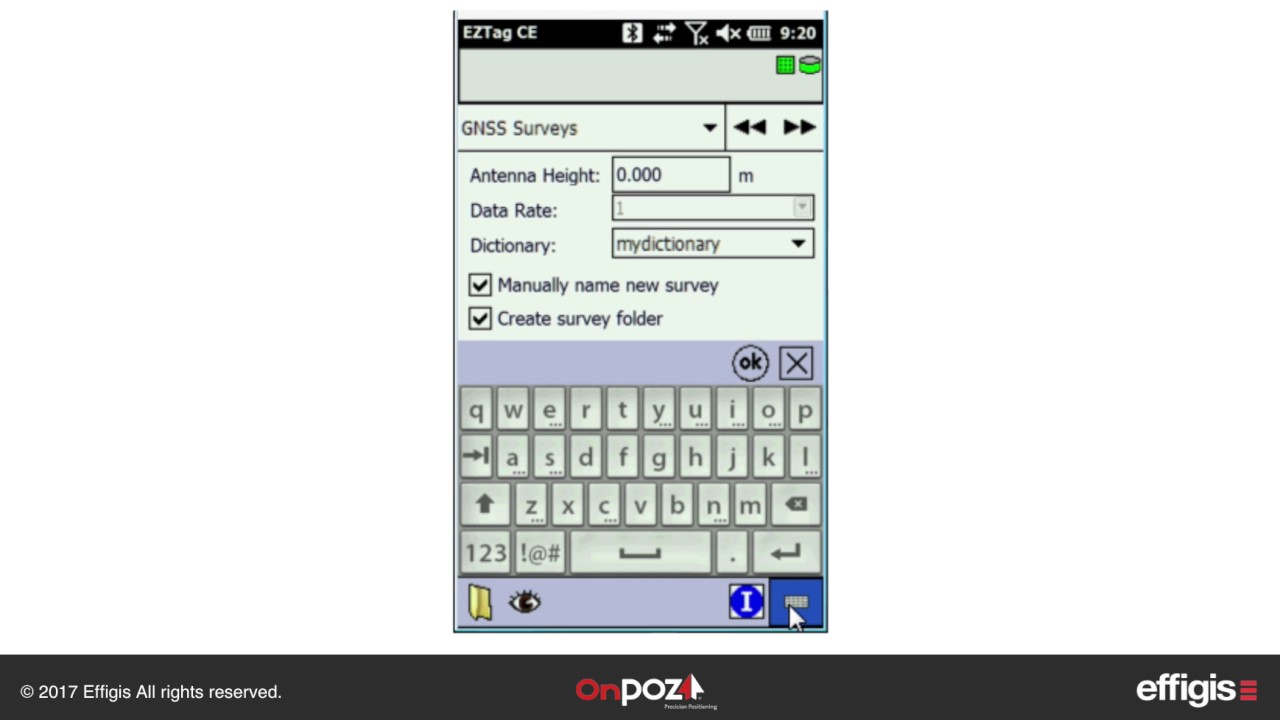 OnPOZ | EZTag CE | How to configure | Tutorial | Surveying