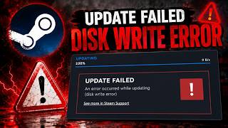 How to Fix Steam Update Failed Disk Write Error in Windows 11/10 | Steam Disk Write Error