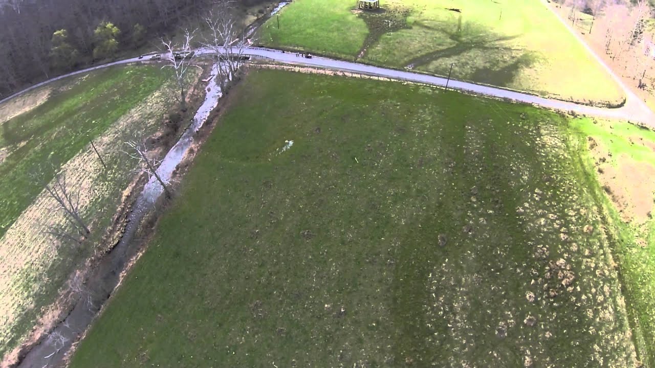 The Blue Sulphur Springs Pavilion from above. YouTube