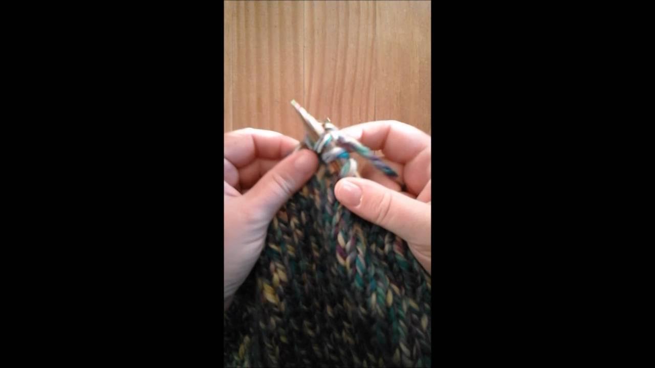 Comment Faire Un Jeté Video Merino Echarpe Faire un jeté avant une maille endroit Make a yarn over before a knit
