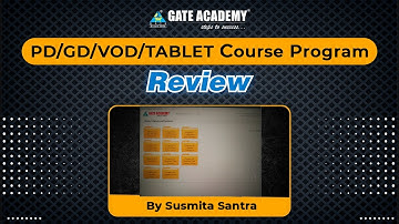 Review of GATE ACADEMY PD/GD/VOD/TABLET Course Program | by Susmita Santra | Honest Review