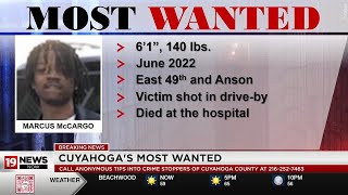 Cuyahoga's Most Wanted: Cleveland man on the run in connection to driveby murder