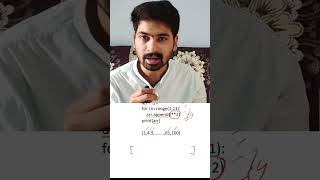 List Comprehension #pythoncourse2026 #pythontelugu #education #programming #kvstricks #shorts