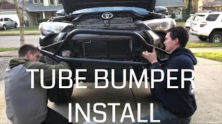 Hefty Fab tube bumper install