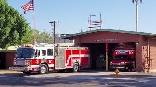Phoenix Fire Dept. Engine and Rescue 17 responding