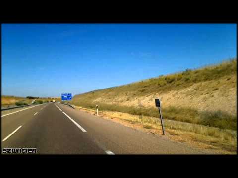 247 - Spain. Autovía de Castilla A-62 E80 - Exit 210 - Cañizal [HD]