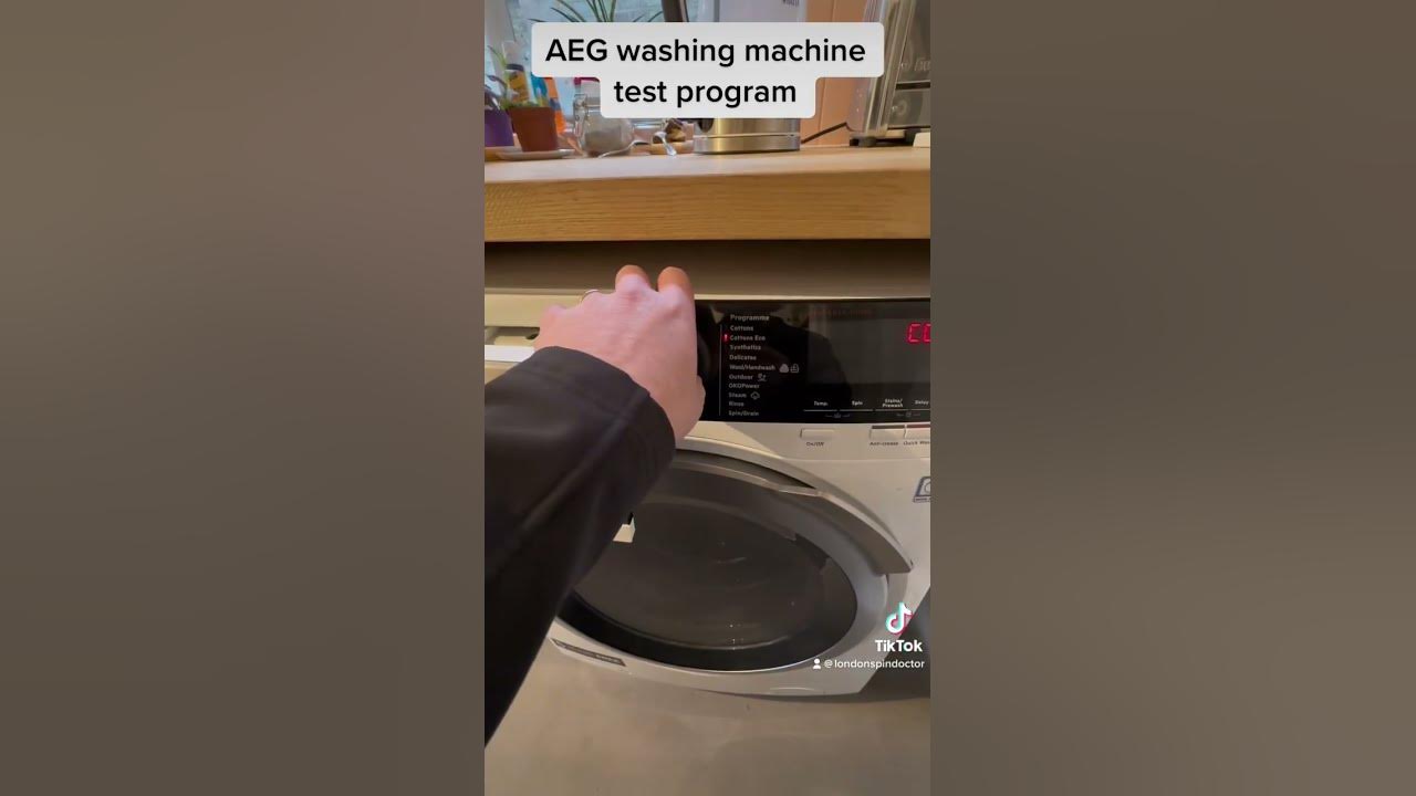 How To Put A AEG Washing Machine Into The Text Cycle So You Can Then how-to-put-a-aeg-washing-machine-into-the-text-cycle-so-you-can-then