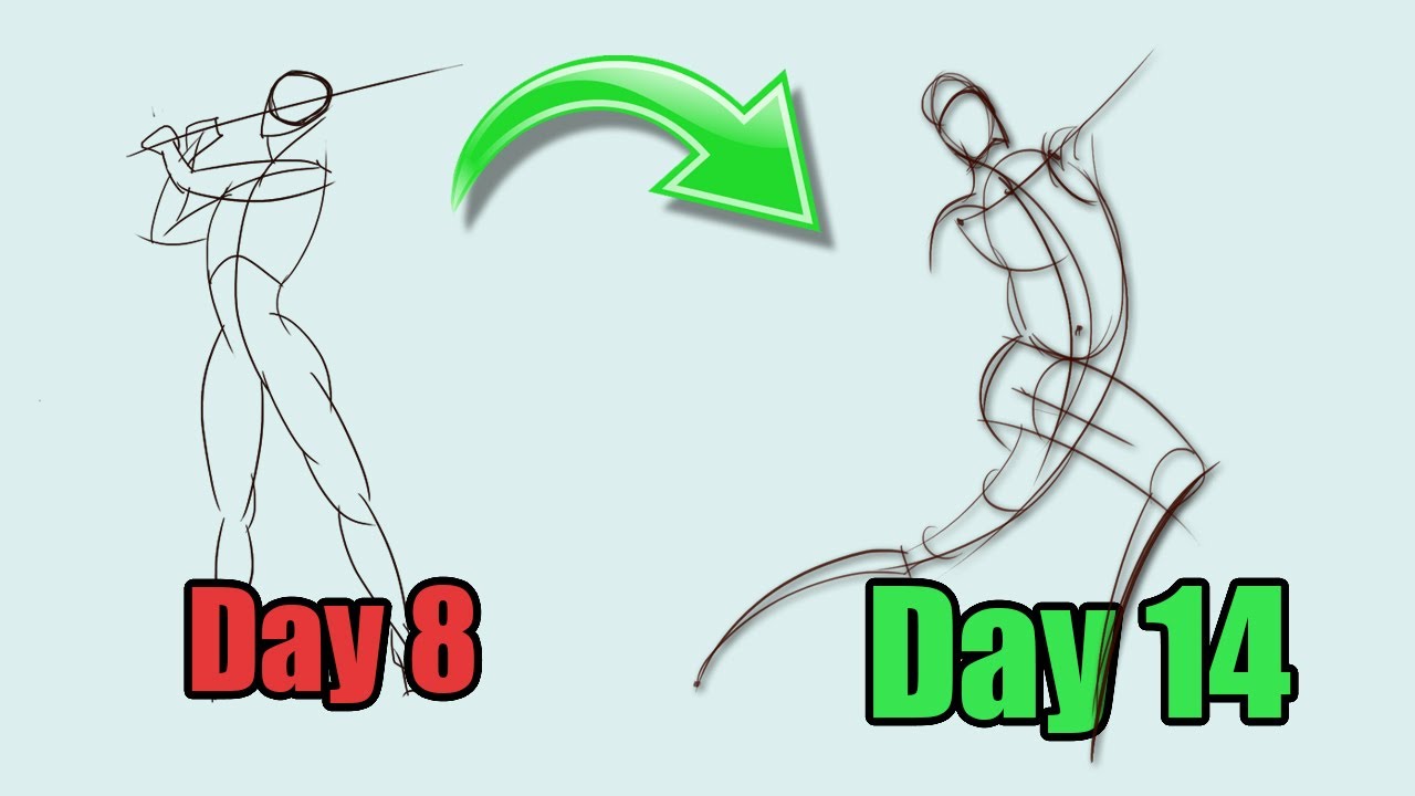 Learning How to Draw. Day 8-14 - YouTube