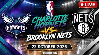 CHARLOTTE HORNETS vs BROOKLYN NETS | NBA Match Prediction