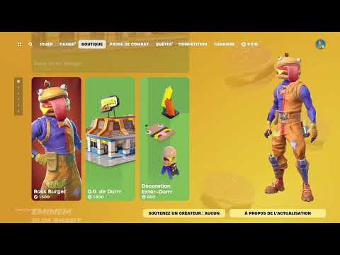 Boutique Fortnite Daujourdhui 