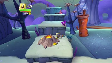 SpongeBob HeroPants - Walkthrough 9 - PreHistory, Level 9