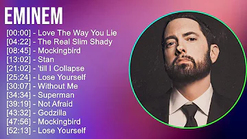 Eminem 2024 MIX Grandes Exitos - Love The Way You Lie, The Real Slim Shady, Mockingbird, Stan