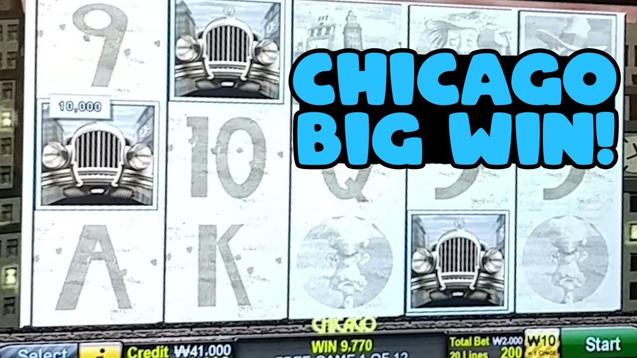 강원랜드 시카고 빅윈! / Chicago Slot Machine Bonus Round Big Win!! YouTube
